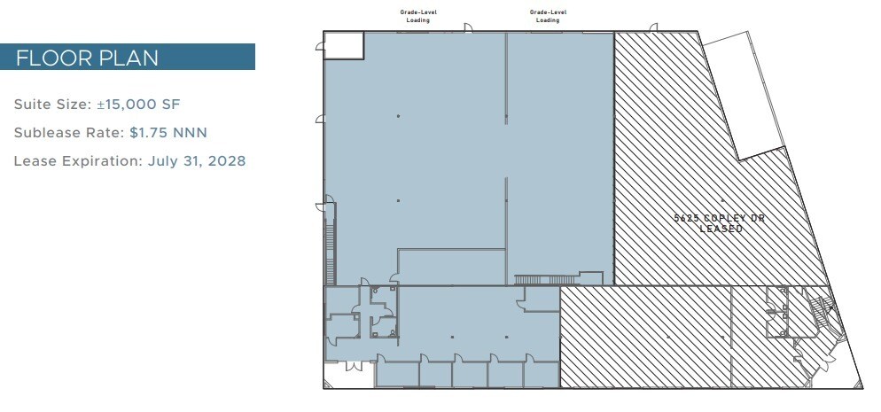 5625-5629 Copley Dr, San Diego, CA for lease Floor Plan- Image 1 of 1