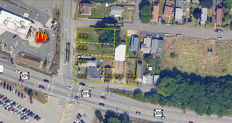 Casey Ave, Wilkes Barre Township, PA for sale - Aerial - Image 2 of 16