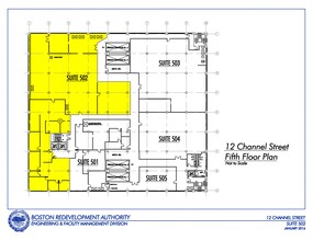 12 Channel St, Boston, MA for lease Site Plan- Image 1 of 1
