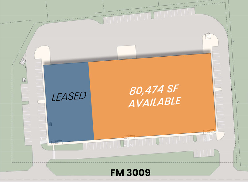 7023 FM 3009, Schertz, TX for lease - Site Plan - Image 2 of 2
