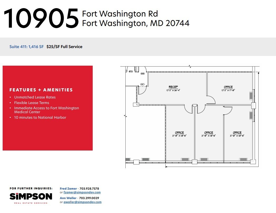 10905 Fort Washington Rd, Fort Washington, MD for lease Floor Plan- Image 1 of 1