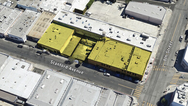 901 E 8th St, Los Angeles, CA - aerial  map view