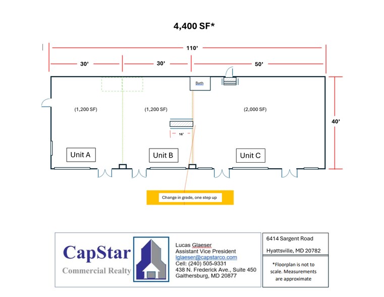 6414 Sargent Rd, Hyattsville, MD for lease - Site Plan - Image 2 of 2