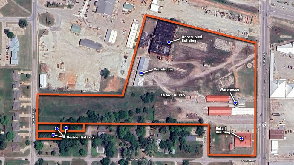 302 S Beard Ave, Shawnee, OK for sale - Site Plan - Image 2 of 5