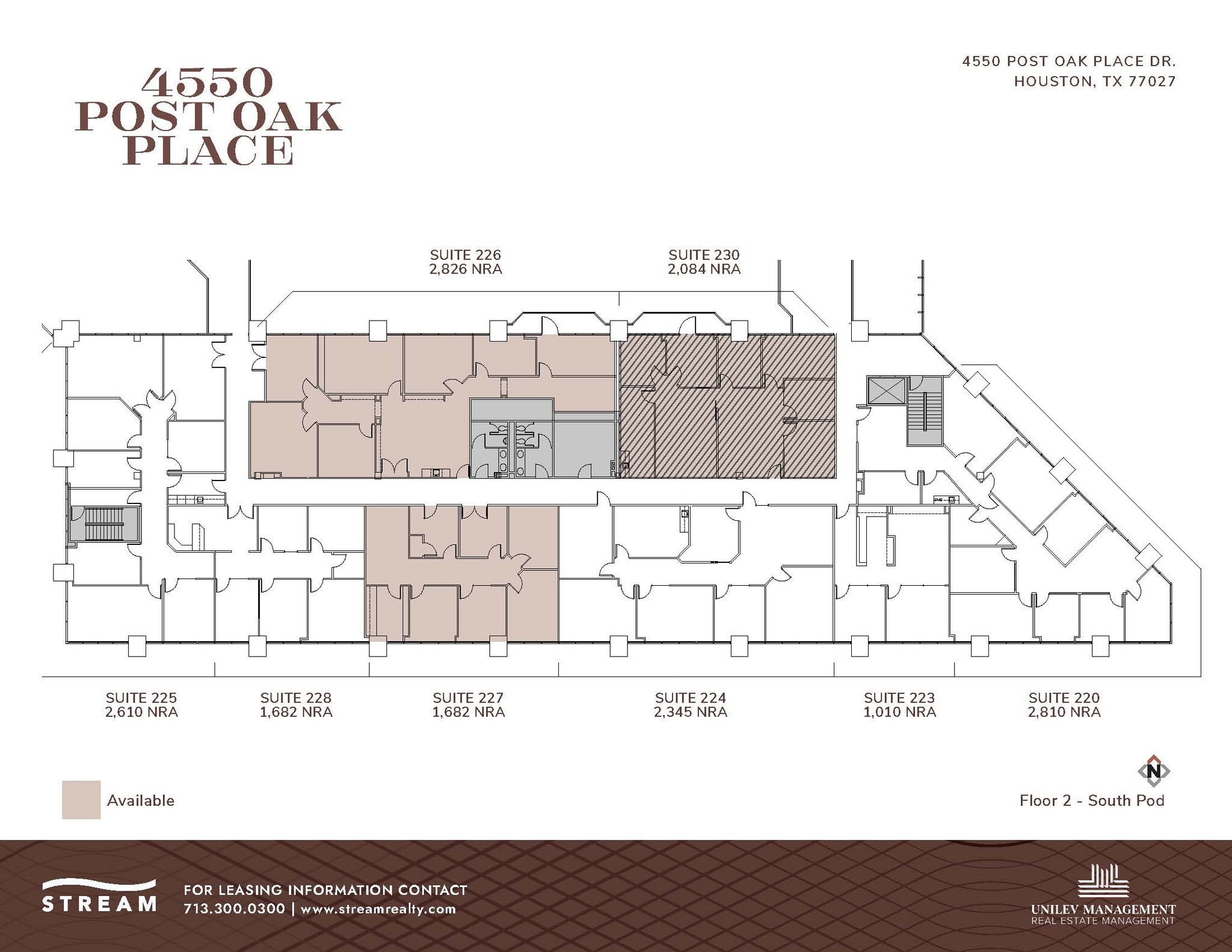 4550 Post Oak Place Dr, Houston, TX for lease Floor Plan- Image 1 of 1