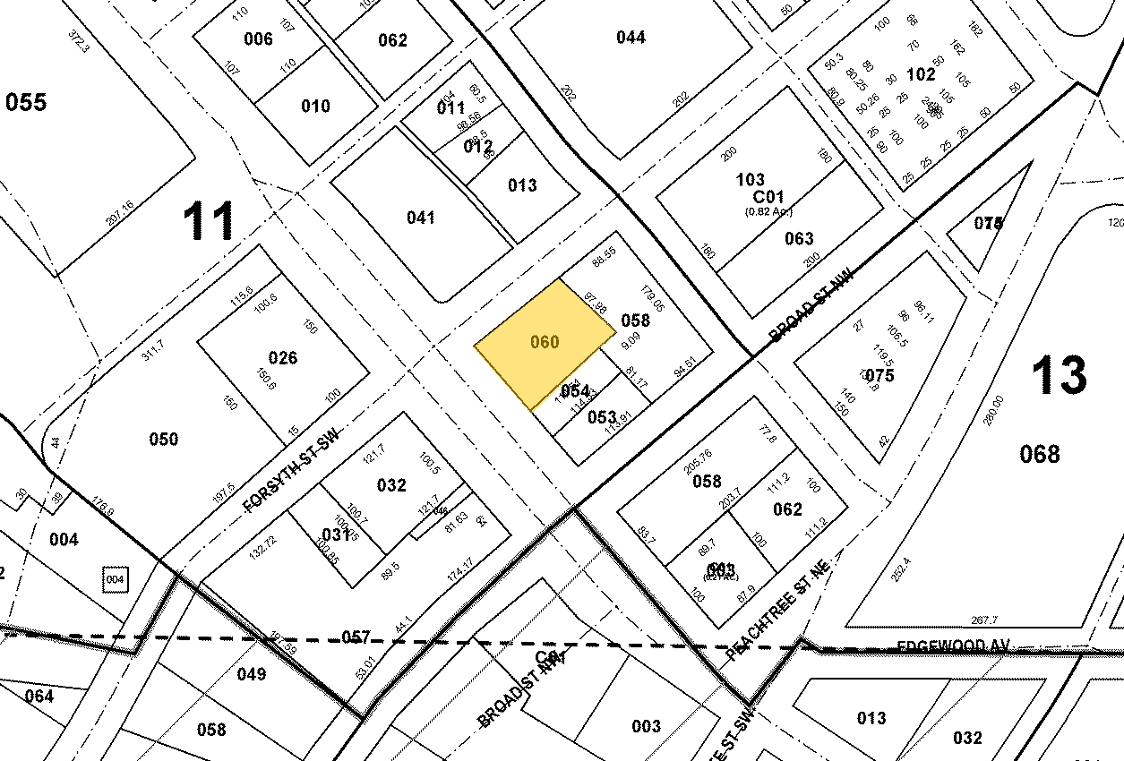 41 Marietta St NW, Atlanta, GA for sale Plat Map- Image 1 of 1