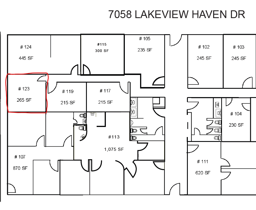 7050 Lakeview Haven, Houston, TX for lease Floor Plan- Image 1 of 1