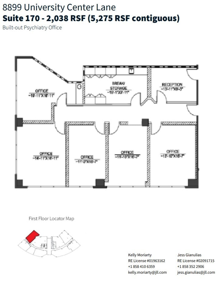 8899 University Center Ln, San Diego, CA for lease Floor Plan- Image 1 of 1