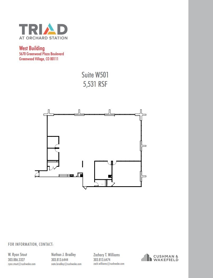 5670 Greenwood Plaza Blvd, Greenwood Village, CO for lease Floor Plan- Image 1 of 1