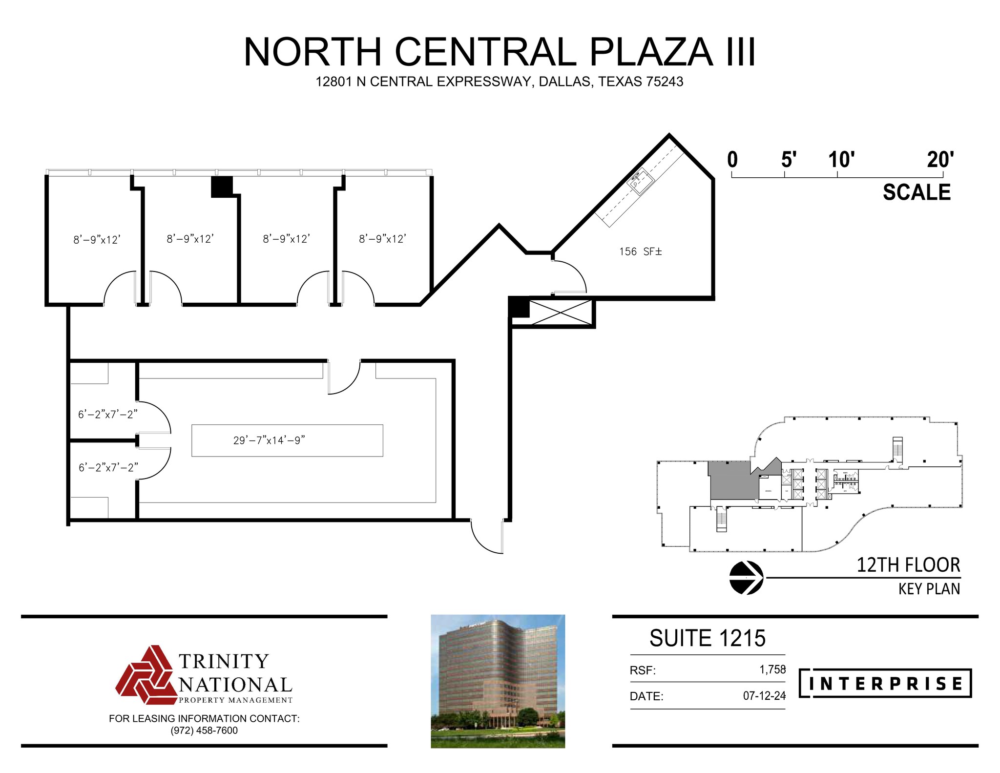 12801 N Central Expy, Dallas, TX for lease Site Plan- Image 1 of 1