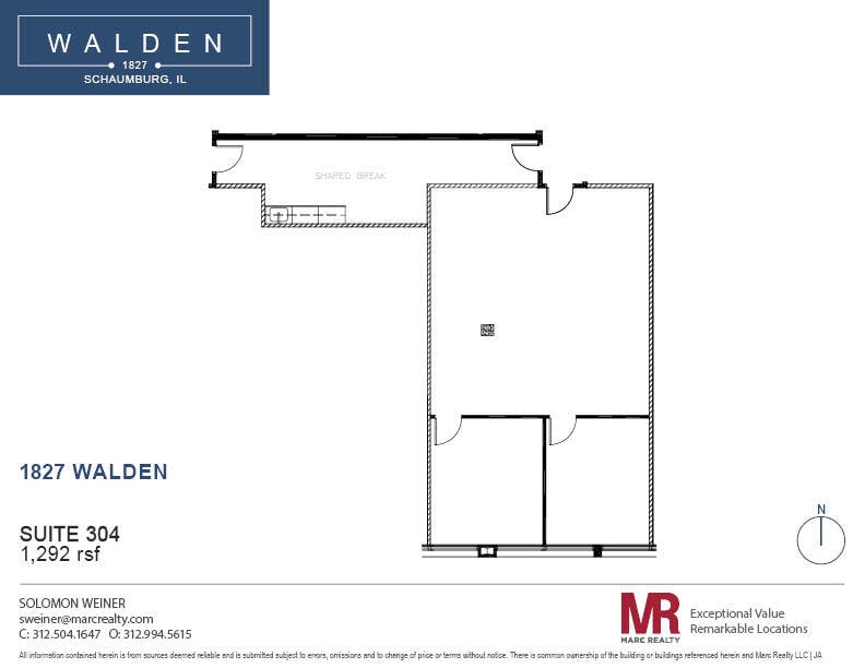 1827 Walden Office Sq, Schaumburg, IL for lease Floor Plan- Image 1 of 1