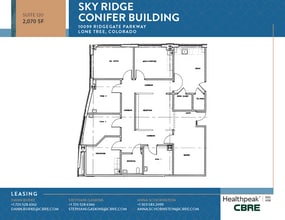 10535 Park Meadows Blvd, Lone Tree, CO for lease Floor Plan- Image 2 of 2