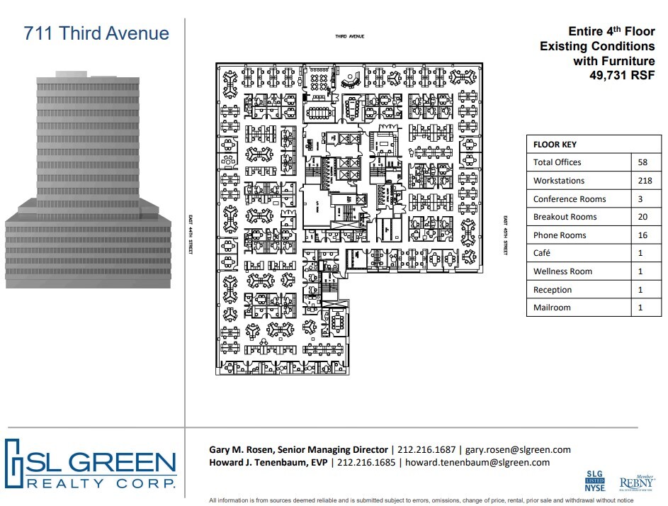 711 Third Ave, New York, NY for lease Floor Plan- Image 1 of 1