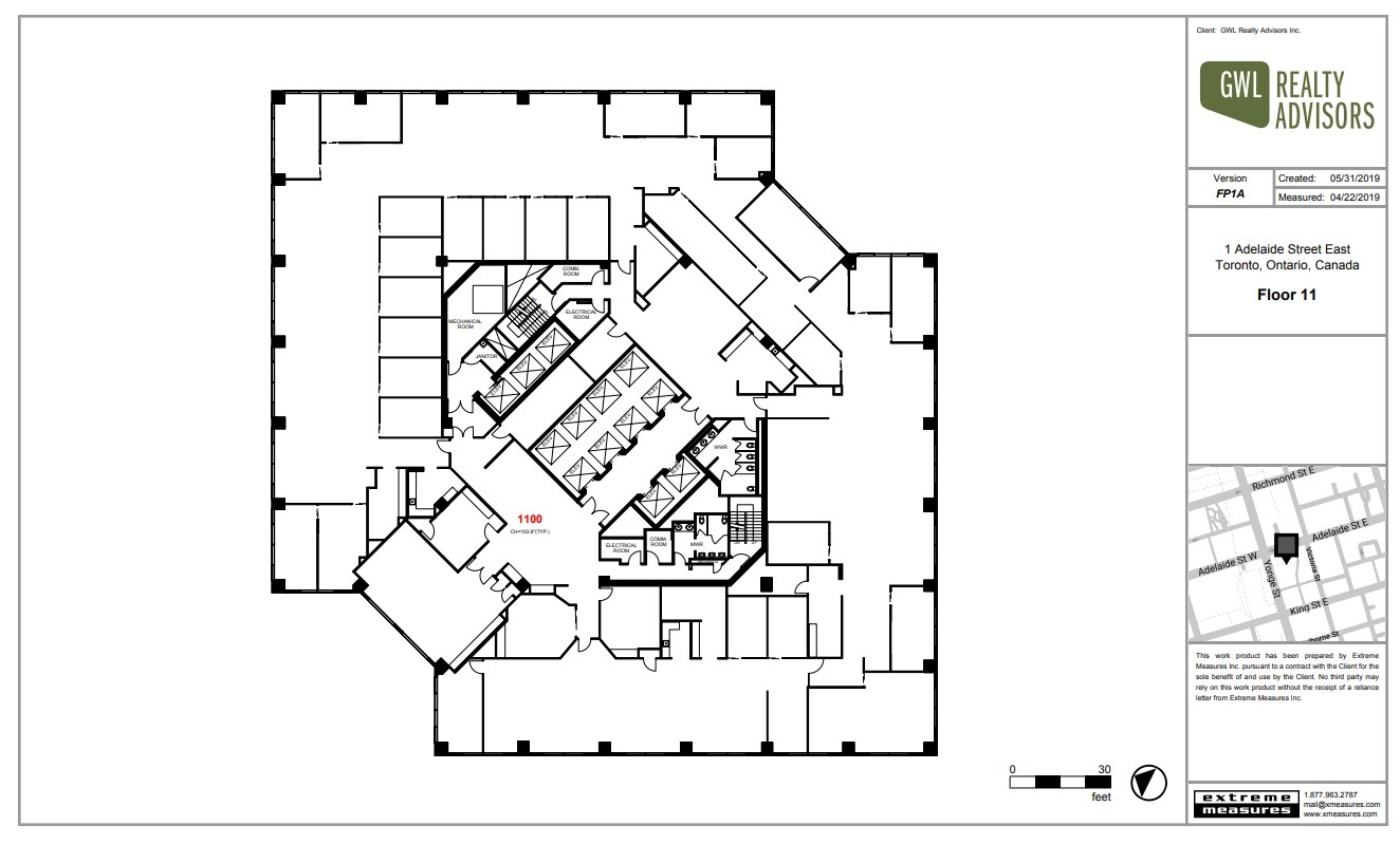 1 Adelaide St E, Toronto, ON for lease Floor Plan- Image 1 of 1