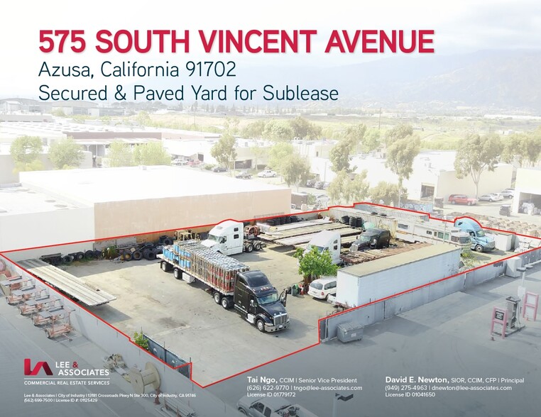 575 S Vincent Ave, Azusa, CA for lease - Building Photo - Image 1 of 4