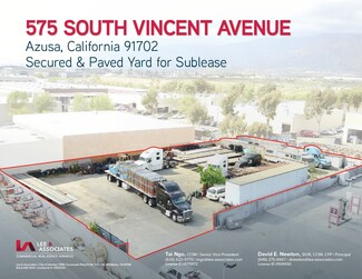 More details for 575 S Vincent Ave, Azusa, CA - Land for Lease