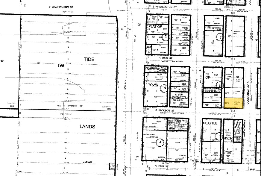 122 S Jackson St, Seattle, WA for lease - Plat Map - Image 2 of 9