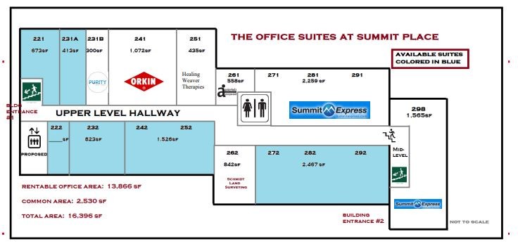 201-237 Summit Pl, Silverthorne, CO for lease Floor Plan- Image 1 of 1