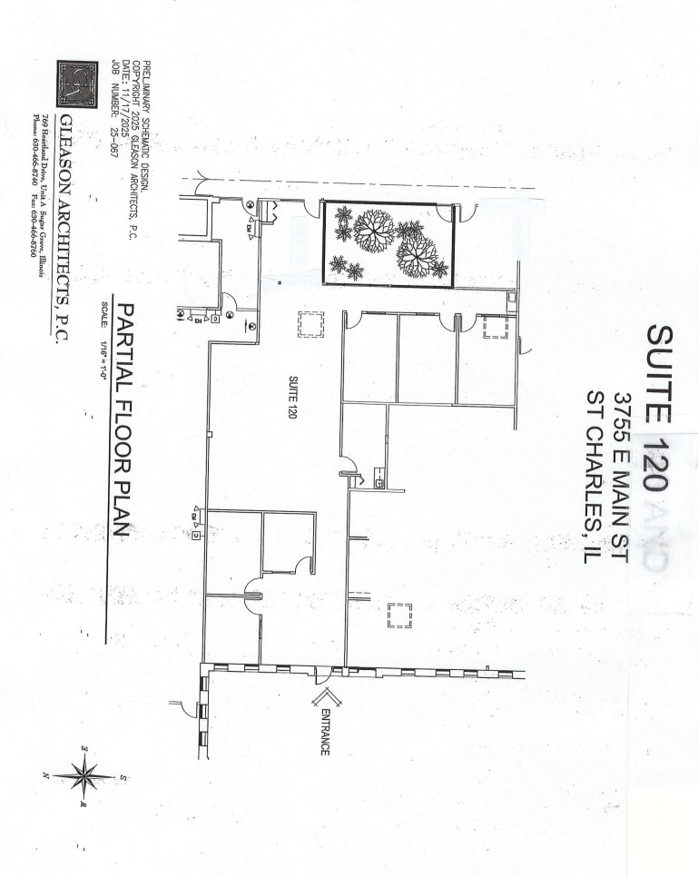 3755 E Main St, Saint Charles, IL for lease Floor Plan- Image 1 of 2
