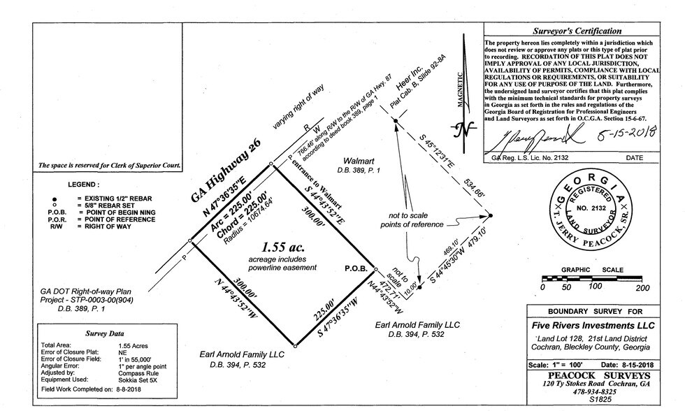 Hwy 26, Cochran, GA for sale - Building Photo - Image 2 of 3
