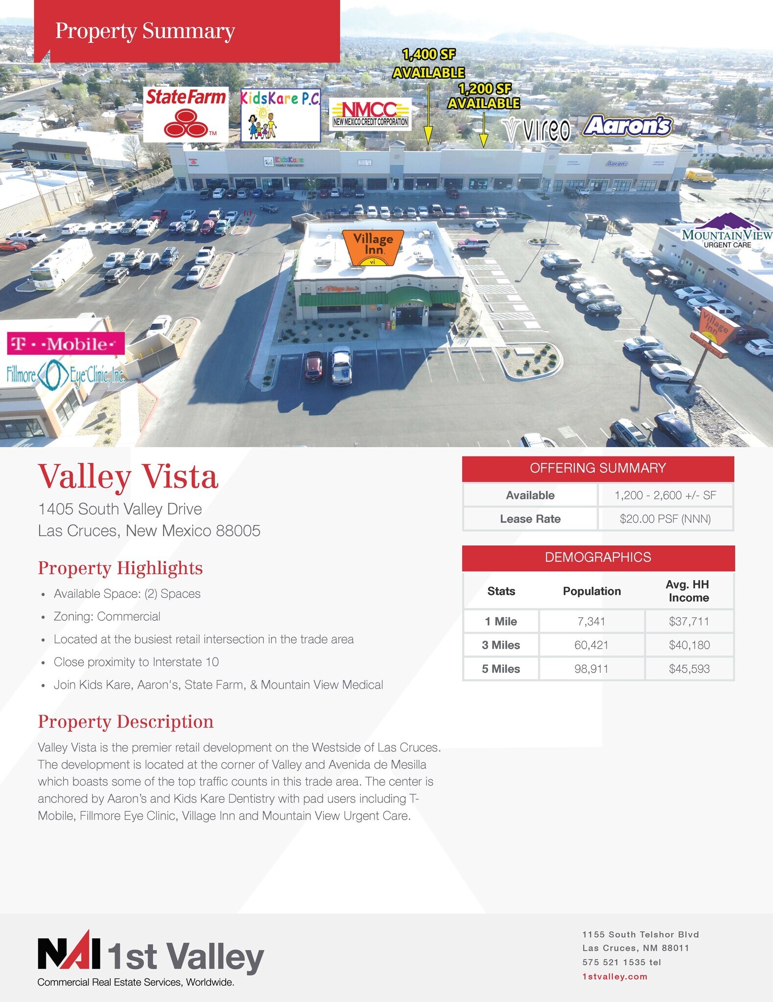 1405 S Valley Dr, Las Cruces, NM for lease Building Photo- Image 1 of 4