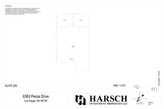 6345 S Pecos Rd, Las Vegas, NV for lease Site Plan- Image 1 of 1