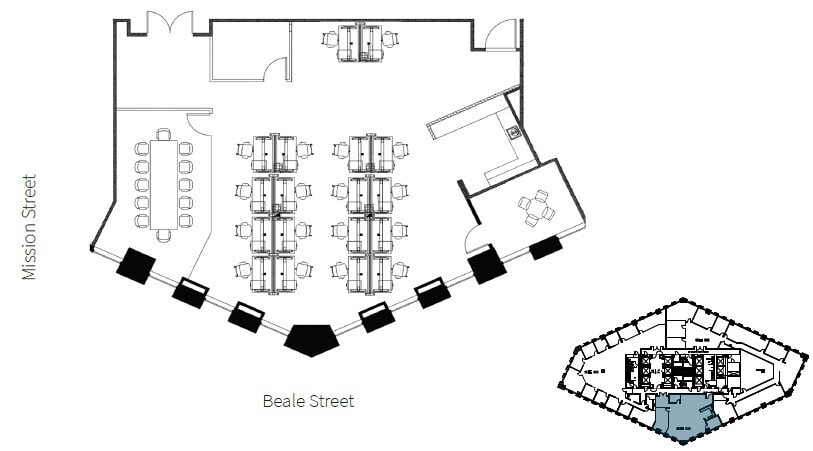 201 Mission St, San Francisco, CA for lease Floor Plan- Image 1 of 1