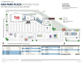 10855 University Ave NE, Blaine, MN for lease Floor Plan- Image 1 of 1