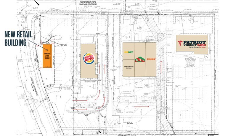 1 W Chestnut Hill Ln, Reisterstown, MD for lease - Site Plan - Image 2 of 2