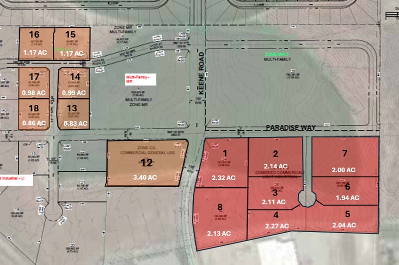1188 Blackthorn Court, West Richland, WA for sale - Aerial - Image 2 of 3