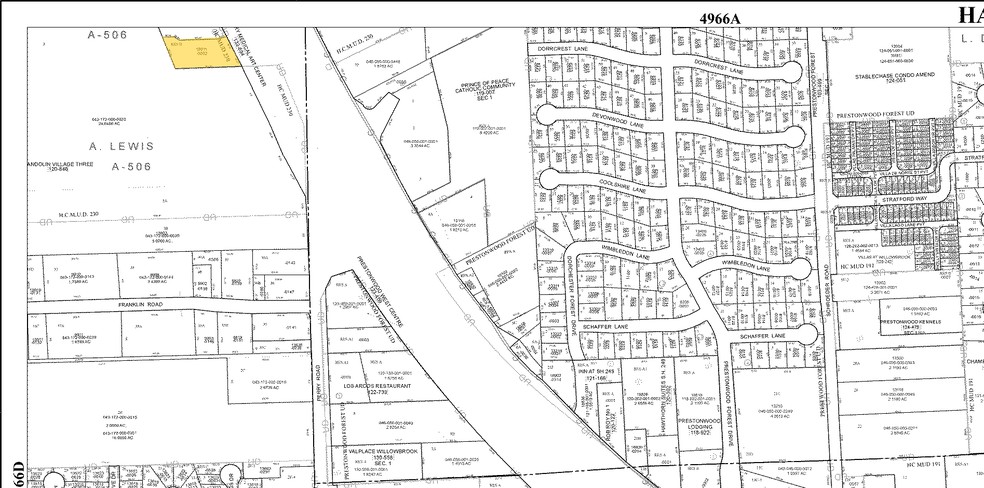 19311 Tx-249 Hwy, Houston, TX for lease - Plat Map - Image 2 of 4