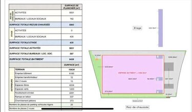 13 Avenue Albert Einstein, Le Blanc-Mesnil for lease Floor Plan- Image 1 of 3