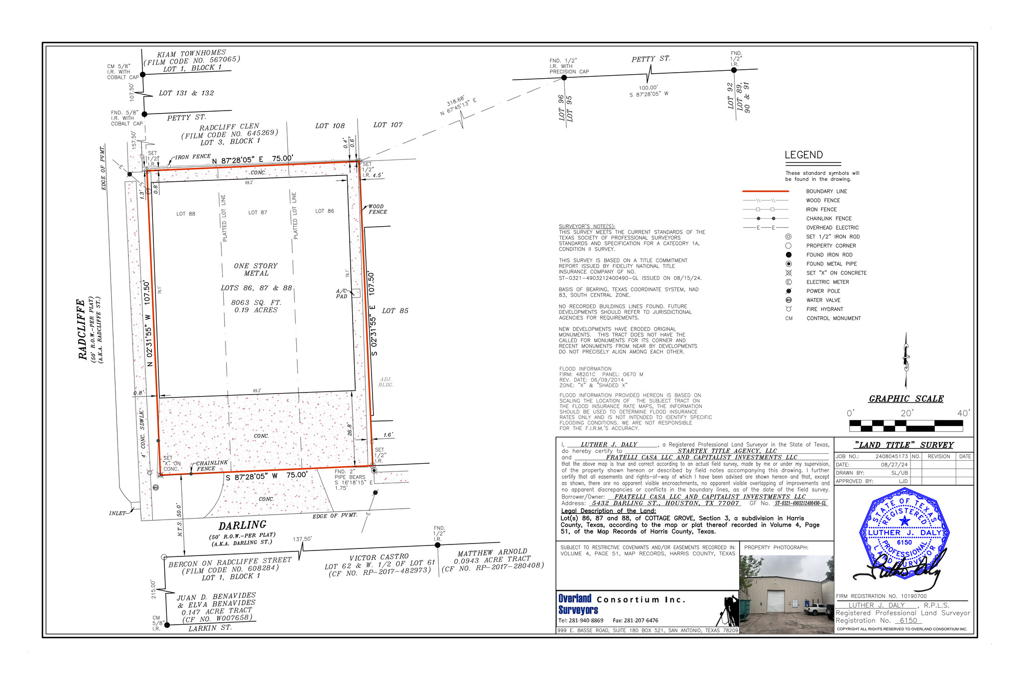 5432 Darling St, Houston, TX for lease Site Plan- Image 1 of 16