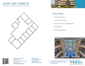 1721 Moon Lake Blvd, Hoffman Estates, IL for lease Floor Plan- Image 1 of 1