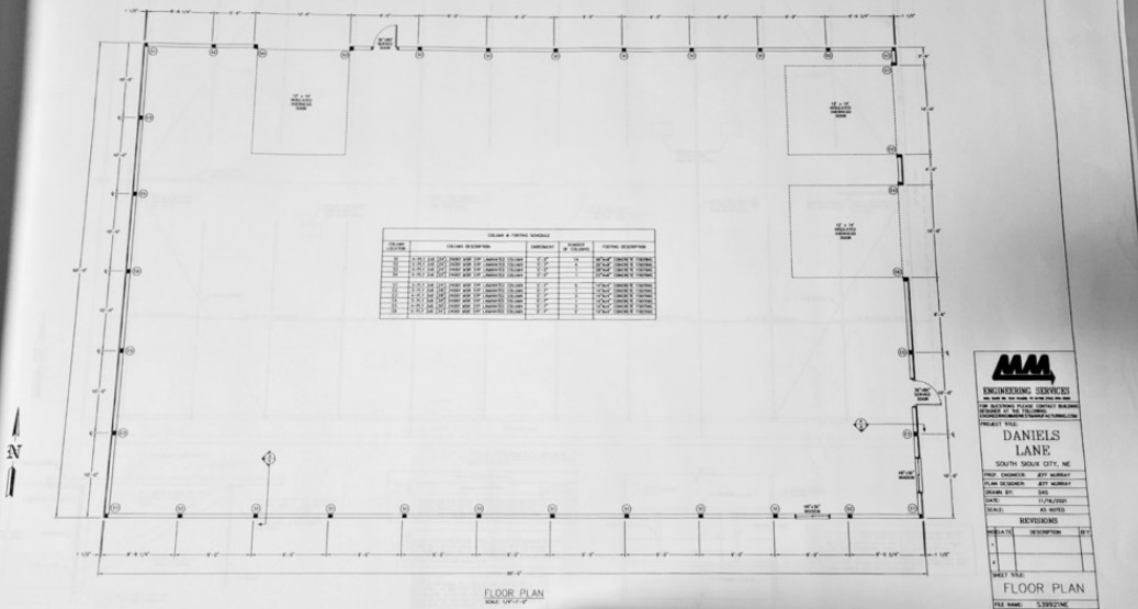 3231 Daniels Ln, South Sioux City, NE for lease Floor Plan- Image 1 of 1