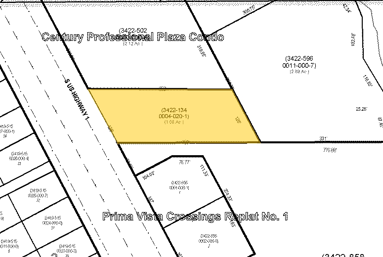 7430-7448 S Us-1 Hwy, Port Saint Lucie, FL for lease - Plat Map - Image 3 of 33