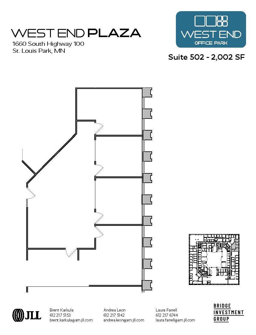 1665 Utica Ave S, Saint Louis Park, MN for lease Floor Plan- Image 1 of 2