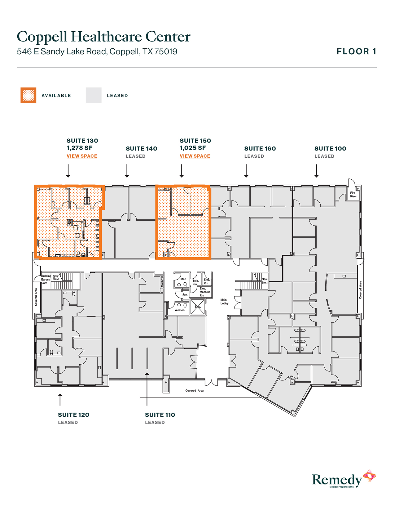 546 E Sandy Lake Rd, Coppell, TX for lease Floor Plan- Image 1 of 1