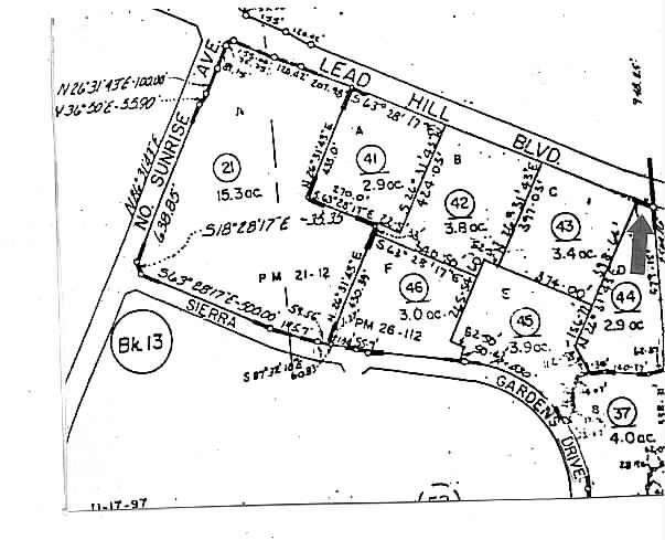 1390 Lead Hill Blvd, Roseville, CA for sale - Plat Map - Image 2 of 6