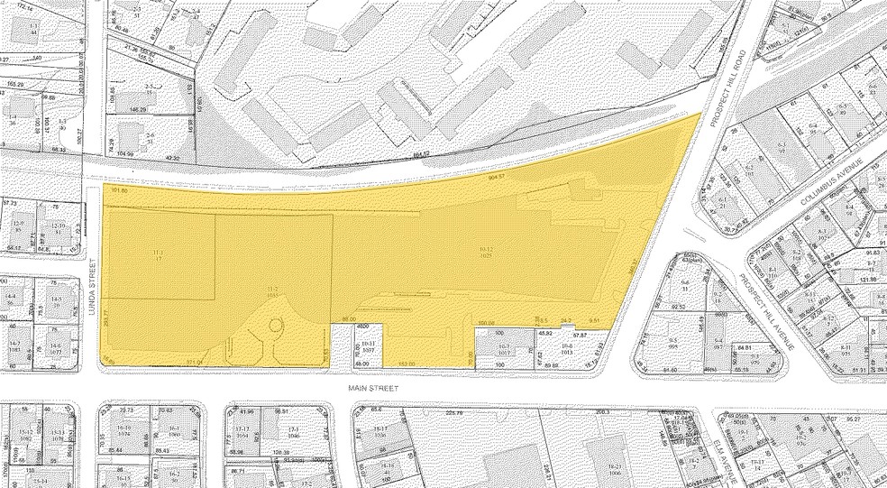 1025 Main St, Waltham, MA for lease - Plat Map - Image 3 of 3