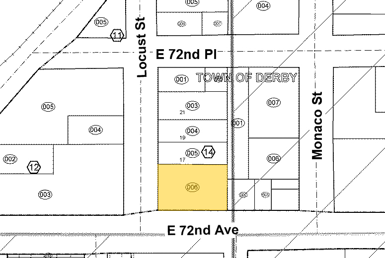 6401-6405 E 72nd Ave, Commerce City, CO for lease - Plat Map - Image 3 of 4