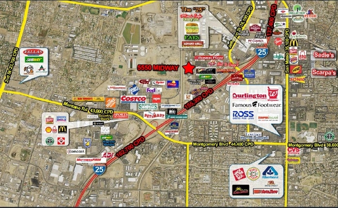 5550 Midway Park Pl NE, Albuquerque, NM for lease - Aerial - Image 2 of 6