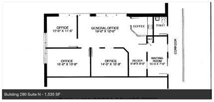 290-300 S County Farm Rd, Wheaton, IL for lease Floor Plan- Image 1 of 1