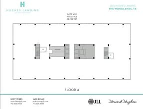 1725 Hughes Landing Blvd, The Woodlands, TX for lease Floor Plan- Image 1 of 1