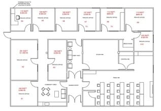 1415 E 17th St, Santa Ana, CA for lease Floor Plan- Image 1 of 1