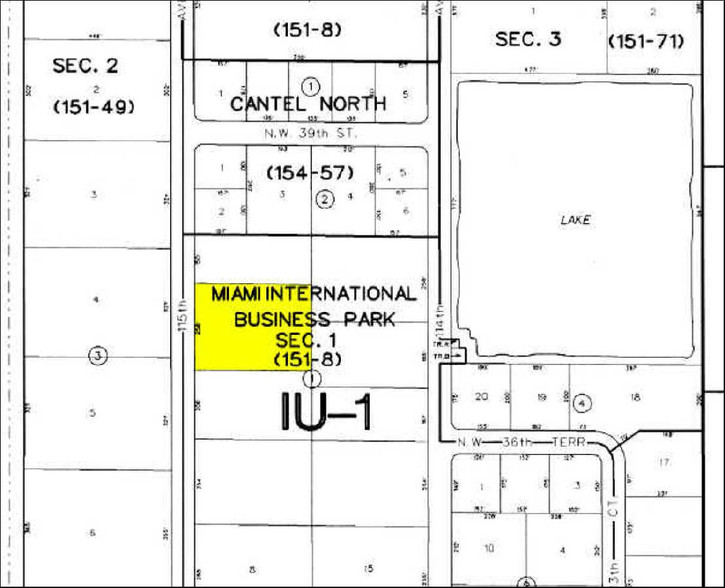 3705 NW 115th Ave, Miami, FL for lease - Plat Map - Image 2 of 10