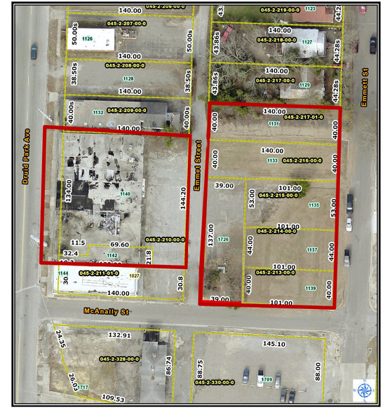 1140 Druid Park Ave, Augusta, GA for sale - Plat Map - Image 1 of 11