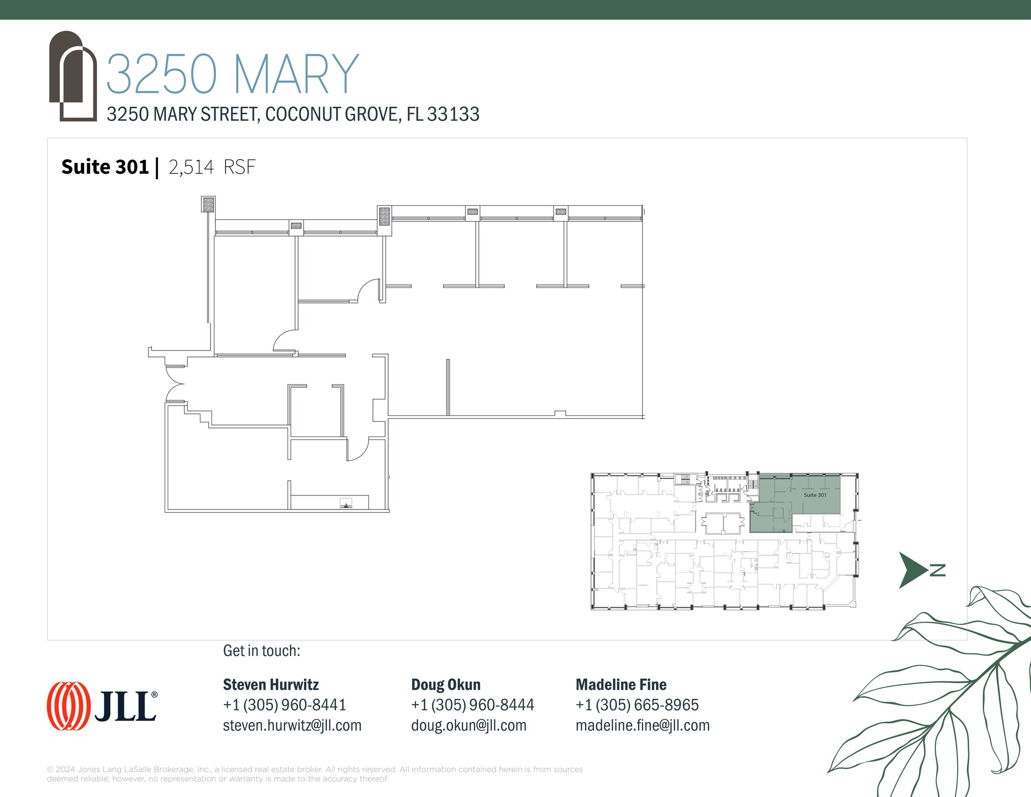 3250 Mary St, Coconut Grove, FL for lease Site Plan- Image 1 of 1