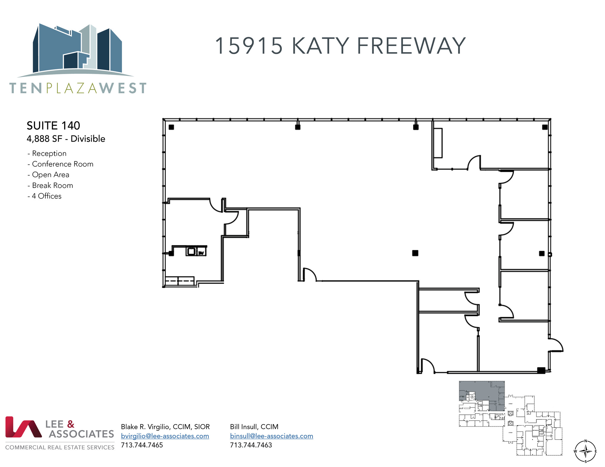 15915 Katy Fwy, Houston, TX for lease Floor Plan- Image 1 of 1