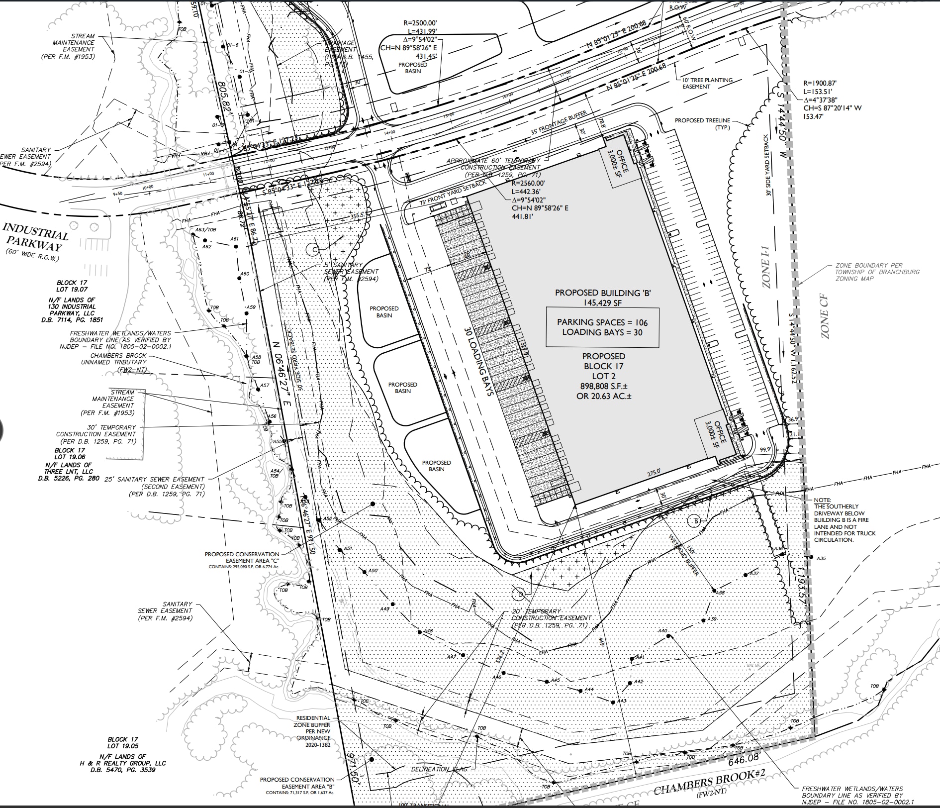 129 Industrial Pkwy, Branchburg, NJ for sale Site Plan- Image 1 of 4